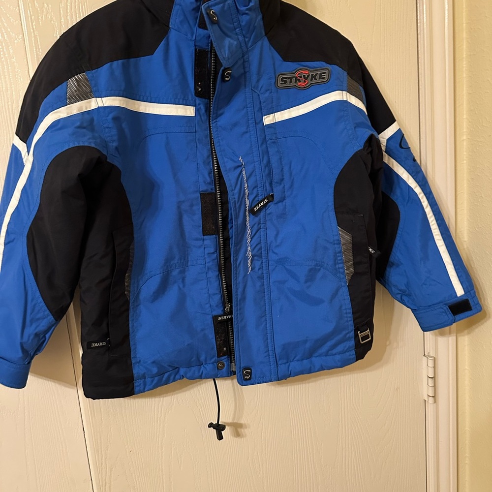Spyder Blue and Black Kids Ski/Snowboard Jacket size 8